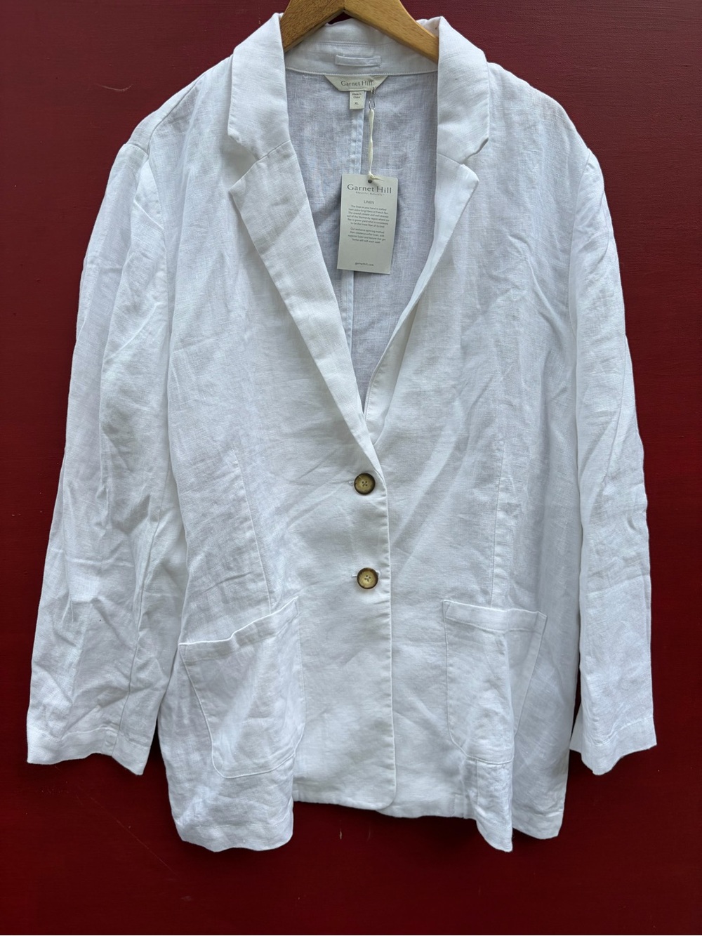 Garnet Hill Linen Jacket